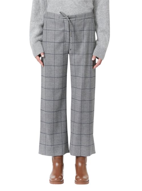 pantalone donna sfinge grigio e blu MaxMara S | SFINGE001